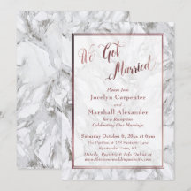 Nós Ficamos Casados Script Marmore Dourado Rosa Re