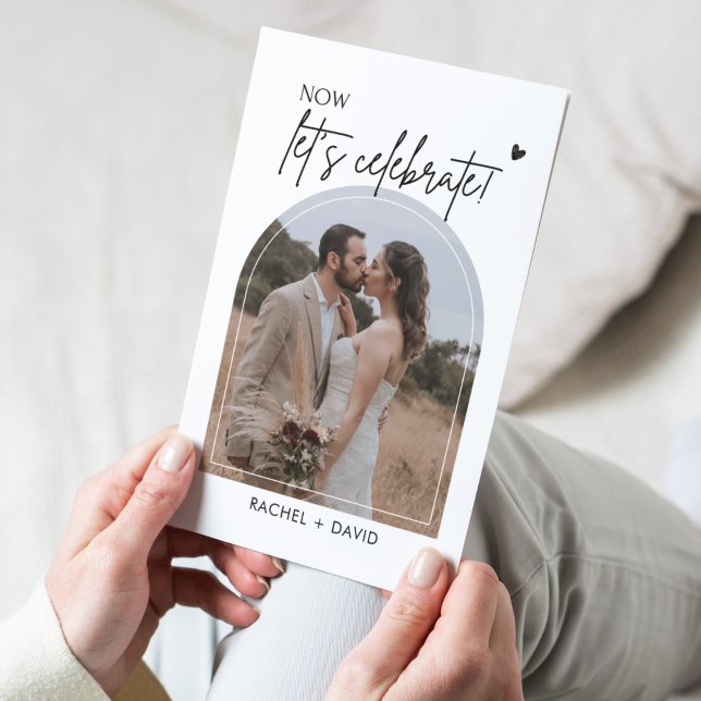 Convite Nós Fugimos Agora Vamos Celebrar Recepção de Fuga  (Criador carregado)