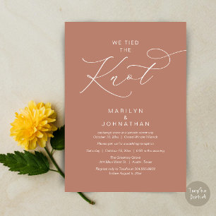 Convite Nós nos casamos, Jantar de Recepção após Casamento