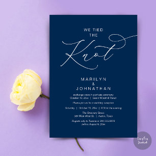 Convite Nós nos casamos, Jantar de Recepção após Casamento