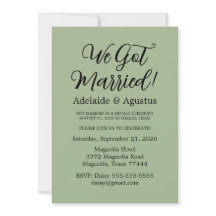 Nós Nos Casamos Recepção de Casamento Verde 