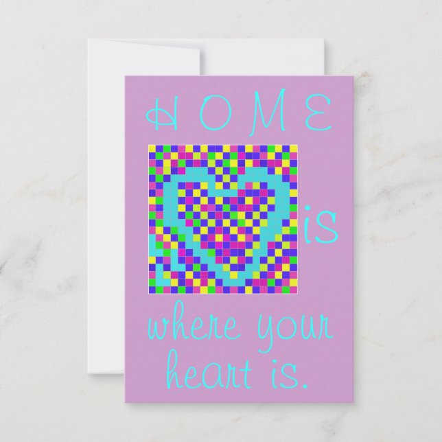 Convite Nós nos mudamos! Linhas de vazio 1 (Frente)