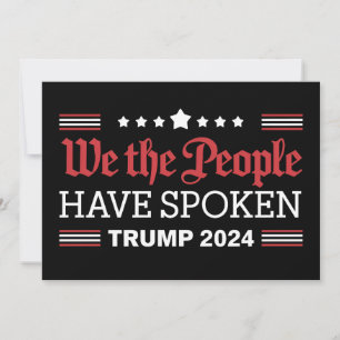 Convite Nós, O Povo, Falamos Trump 2024