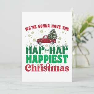 Convite Nós Vamos Ter O Natal Mais Feliz Feliz Feliz 