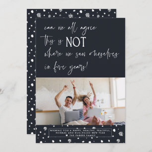 Convite Nos vimos em cinco anos  Feliz Natal