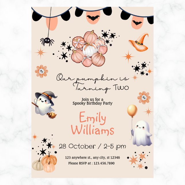 Convite Nossa Abóbora está transformando a Festa de aniver (Criador carregado)