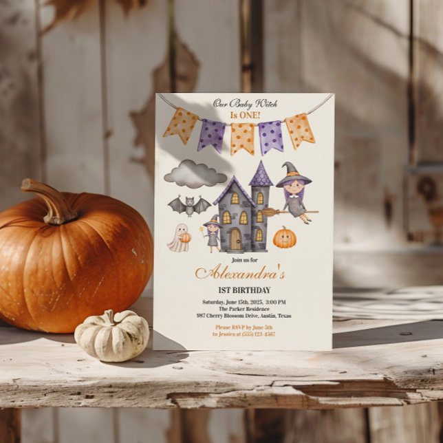 Convite Nossa Bruxinha vira uma (Criador carregado)