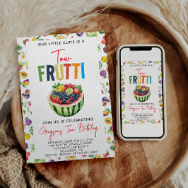 Convite Nossa festinha de segundo aniversário