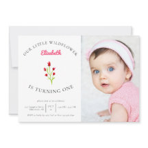 Nossa Foto Floral do primeiro aniversario de Flor 