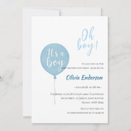 Convite Nossa! O bebê balão está para nascer