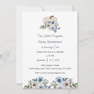 Convite Nossa Pequena Abóbora é um Convite, primeiro anive