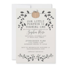 Nossa Pequena Abóbora Está Virando Um Primeiro Ani