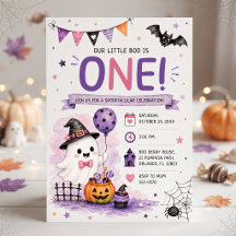 Nossa Pequena Boo Faz Um Aniversário de Halloween