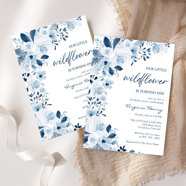 Convite Nossa Pequena Festa de primeiro aniversario de Beb (Criador carregado)