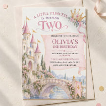 Nossa Pequena Princesa Está Fazendo Dois Aniversár