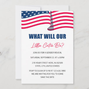 Convite Nossa pequena revolução 4 de julho do gênero