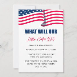 Convite Nossa pequena revolução 4 de julho do gênero