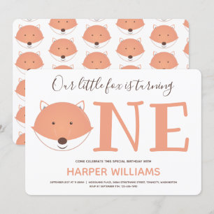 Convite Nossa Raposa está virando um primeiro aniversári