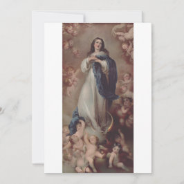 Convite Nossa Senhora da Conceição Imaculada Arte
