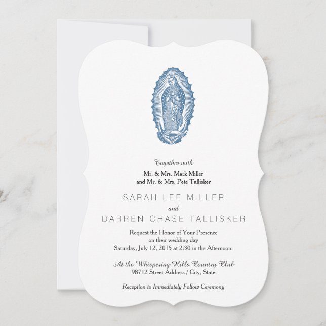 Convite Nossa Senhora de Guadalupe (Frente)