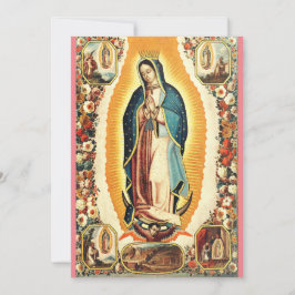 Convite Nossa Senhora de Guadalupe Arte Radiante