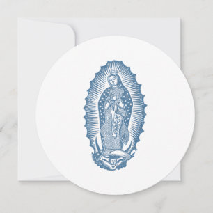 Convite Nossa Senhora de Guadalupe Clássica com Rosas