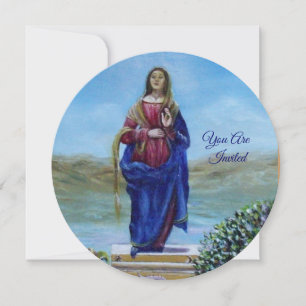 Convite NOSSA SENHORA DE LUZ Madona da Conceição Imacula