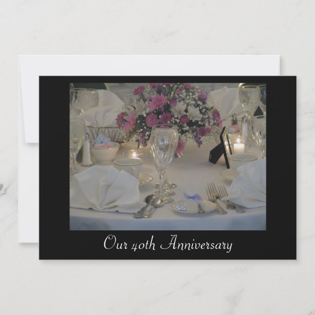 Convite Nosso 40º aniversário (Frente)