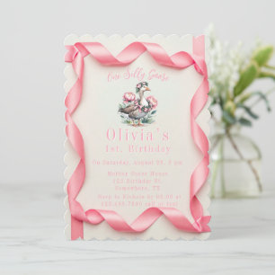 Convite Nosso ganso Bobo é virar uma Festa de aniversário