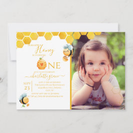 Convite Nosso Mel Pequeno está virando um tema de abelhas 