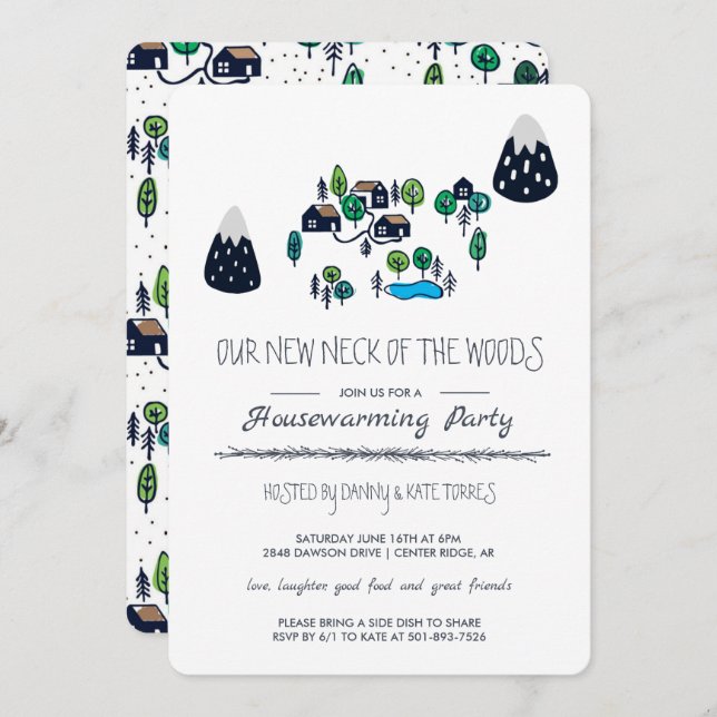 Convite Nosso Novo Pescoço do Partido do Aquecimento Domés (Frente/Verso)