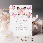 Convite Nosso Pequeno Aniversário da Borboleta<br><div class="desc">Envolver-se num mundo encantado com o nosso Convite de Aniversário do Pastel "A Nossa Pequena Borboleta". Celebre o primeiro aniversario da sua precioso com este charmoso convite que captura a essência de uma festa de borboletas balneares. Borboletas deliciosas, flores cor-de-rosa e uma paleta pastel macia criam um design doce e...</div>