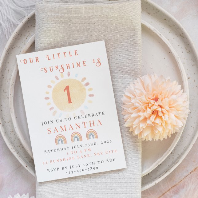 Convite Nosso Pequeno Aniversário do Sol (Criador carregado)