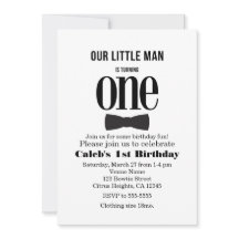 Nosso Pequeno Homem Primeiro Aniversário de 1 ano 