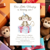 Nosso Pequeno Macaco Primeiro Aniversário 