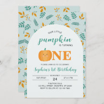 Nosso Pequeno primeiro aniversario De Abóbora