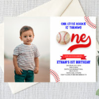 Nosso Pequeno Rookie Baseball Um Festa de primeiro