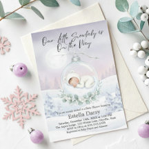 Nosso Pequeno Snowbaby está a caminho Winter Baby 