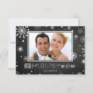 Convite Nosso Primeiro Natal como Senhor e Senhora Snowfla