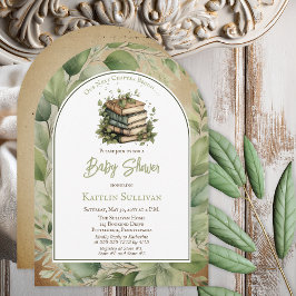 Convite Nosso Próximo Capítulo Começa Chá de fraldas Livro