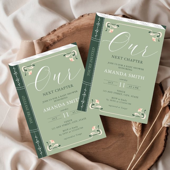 Convite Nosso próximo capítulo sobre o Chá de fraldas de C (Criador carregado)