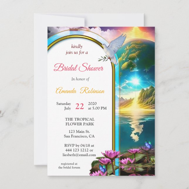 Convite Nosso Sol é uma Estrela e um Giver da Vida (Frente)