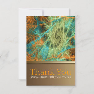 Convite Nota de Agradecimento Redemoinho de Arte Fractal