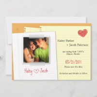 Nota de Amor Divertida Salve a Data