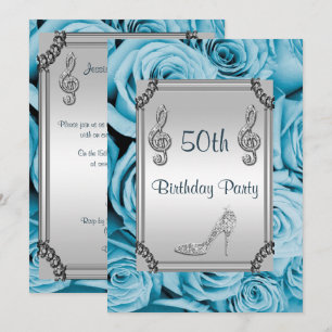 Convite Nota sobre música em diamante, Rosas Stiletto e B