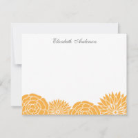 Notas de Agradecimento Flat Flores da Primavera {l