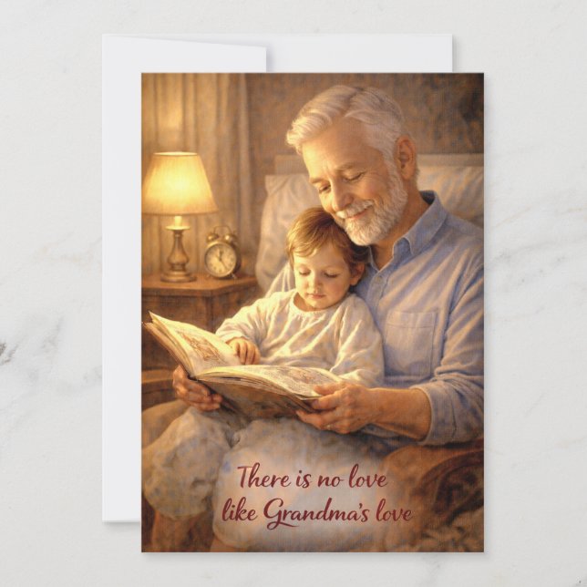 Convite Note Card There's No Love Like Grandpa's Love Mug  (Frente)