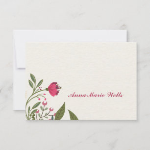 Convite Notecard floral