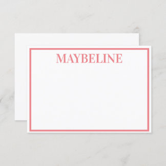 Convite Noteclados Plana Branco e Salmão Personalizado