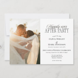 Convite Nothing Fancy Just Love Wedding Invitation